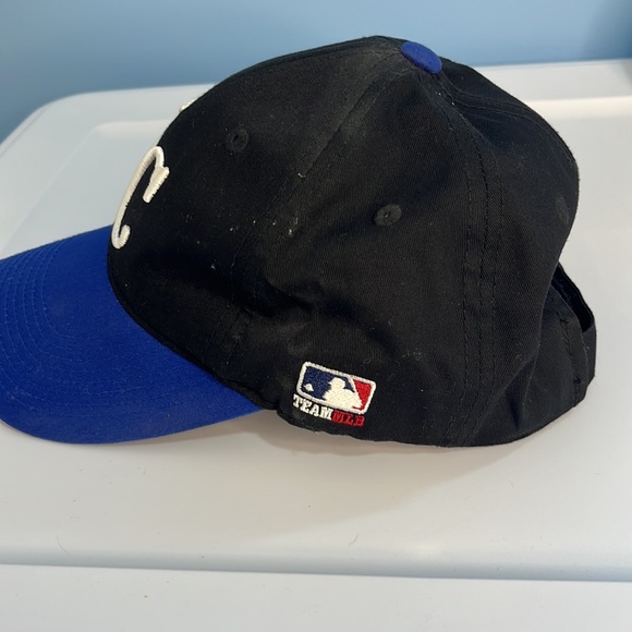 Kansas City Royals Baseball Cap Black and Blue Velcro Back Strap OutdoorCap S/M - Picture 4 of 6